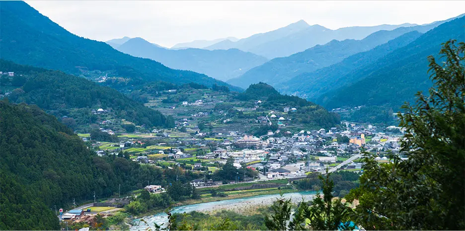 徳島県神山町の風景を写した写真