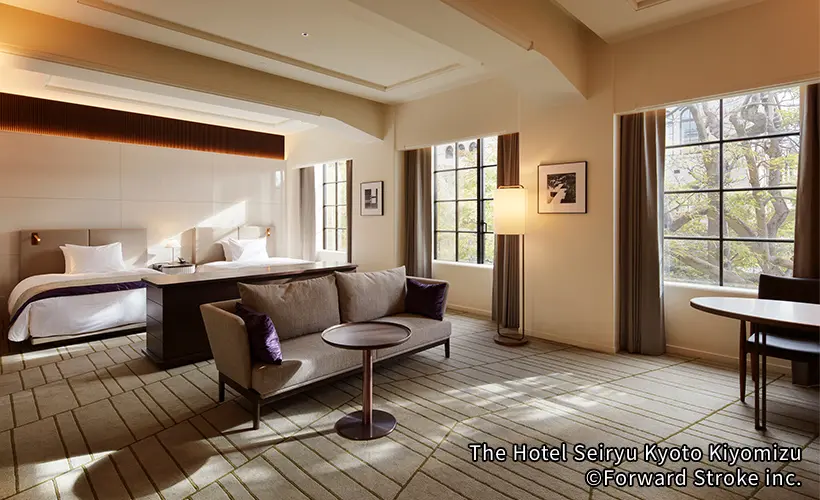The Hotel Seiryu Kyoto Kiyomizuの一室を写した写真