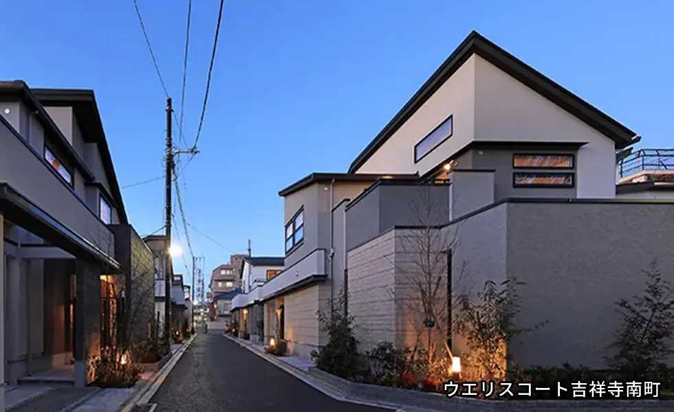 ウエリスコート吉祥寺南町の外観を写した写真。