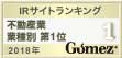 Gomez IRサイトランキング 不動産業 業種別1位 2017年10月
